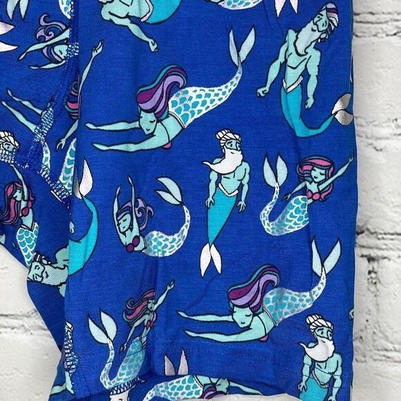 MeUndies Men’s Merman Mermaid Blue Boxer Briefs size Medium New no tag - Picture 2 of 4